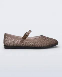 Ballet Flats*Melissa Harper Clear Brown