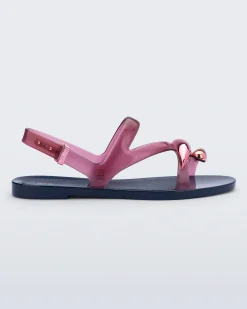 Ankle Strap*Melissa Iris Sandal Blue/Pink