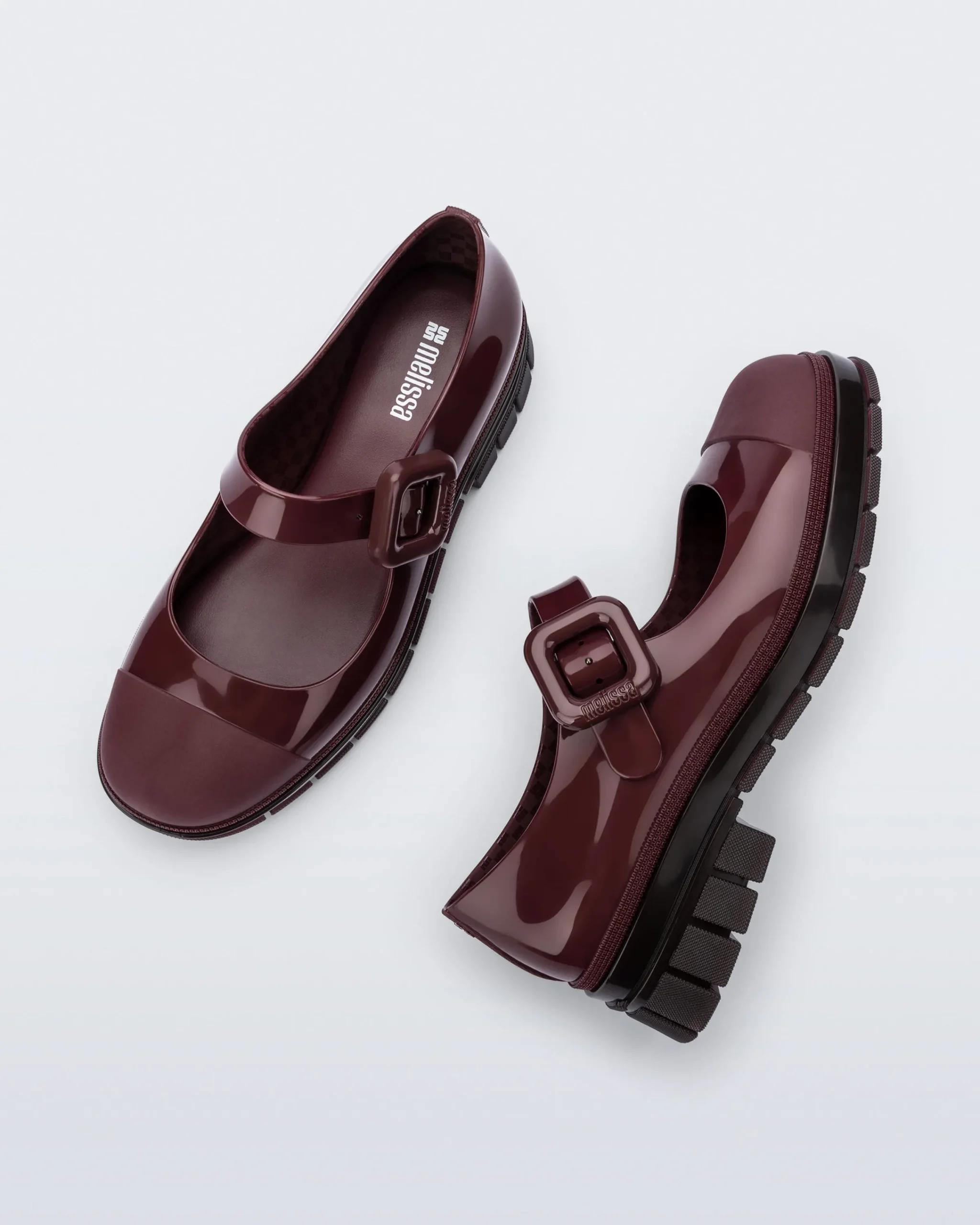 Mary Janes|Loafers*Melissa June Burgundy