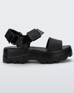Ankle Strap|Platform*Melissa Kick Off Sandal Black/Black