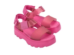 Ankle Strap|Platform*Melissa Kick Off Sandal Pink/Clear Pink