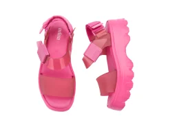 Ankle Strap|Platform*Melissa Kick Off Sandal Pink/Clear Pink