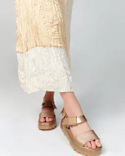 Platform|Sandals*Melissa Kick Off Sandal Gold