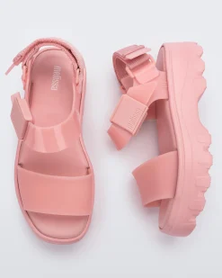 Ankle Strap|Platform*Melissa Kick Off Sandal Pink/Pink