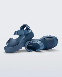 Platforms*Melissa Kick Off Sandal Blue/Blue