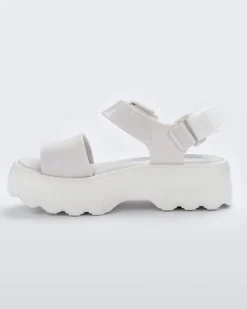 Ankle Strap|Platform*Melissa Kick Off Sandal White