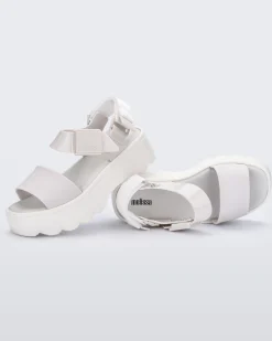 Ankle Strap|Platform*Melissa Kick Off Sandal White