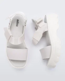Ankle Strap|Platform*Melissa Kick Off Sandal White