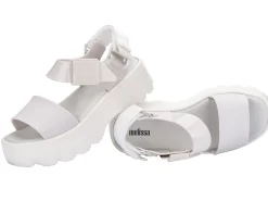 Ankle Strap|Platform*Melissa Kick Off Sandal White