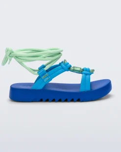 Ankle Strap*Melissa Kirk Blue/Green