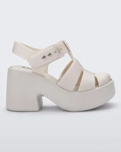 Platform|Sandals*Melissa Lulu Matte Beige