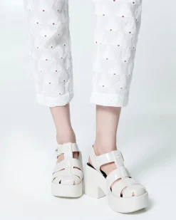 Ankle Strap|Platform*Melissa Lulu Beige