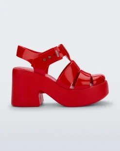 Ankle Strap|Platform*Melissa Lulu Red