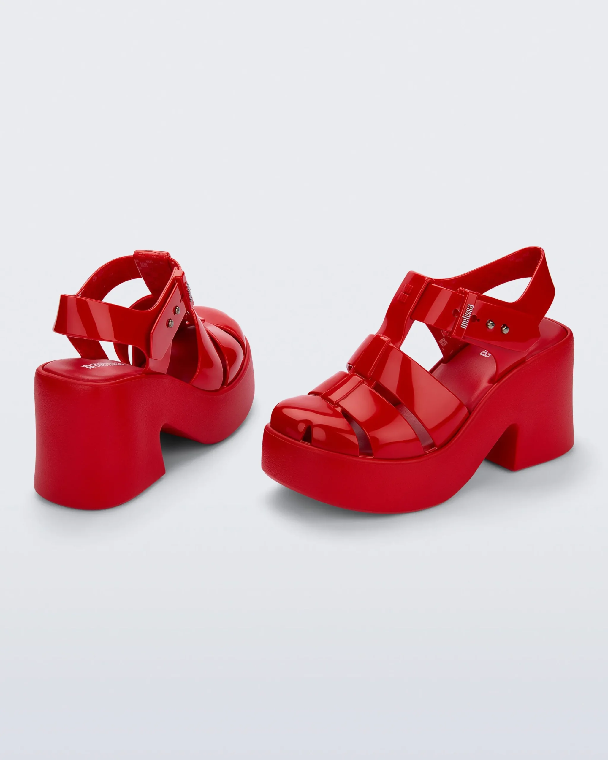 Ankle Strap|Platform*Melissa Lulu Red