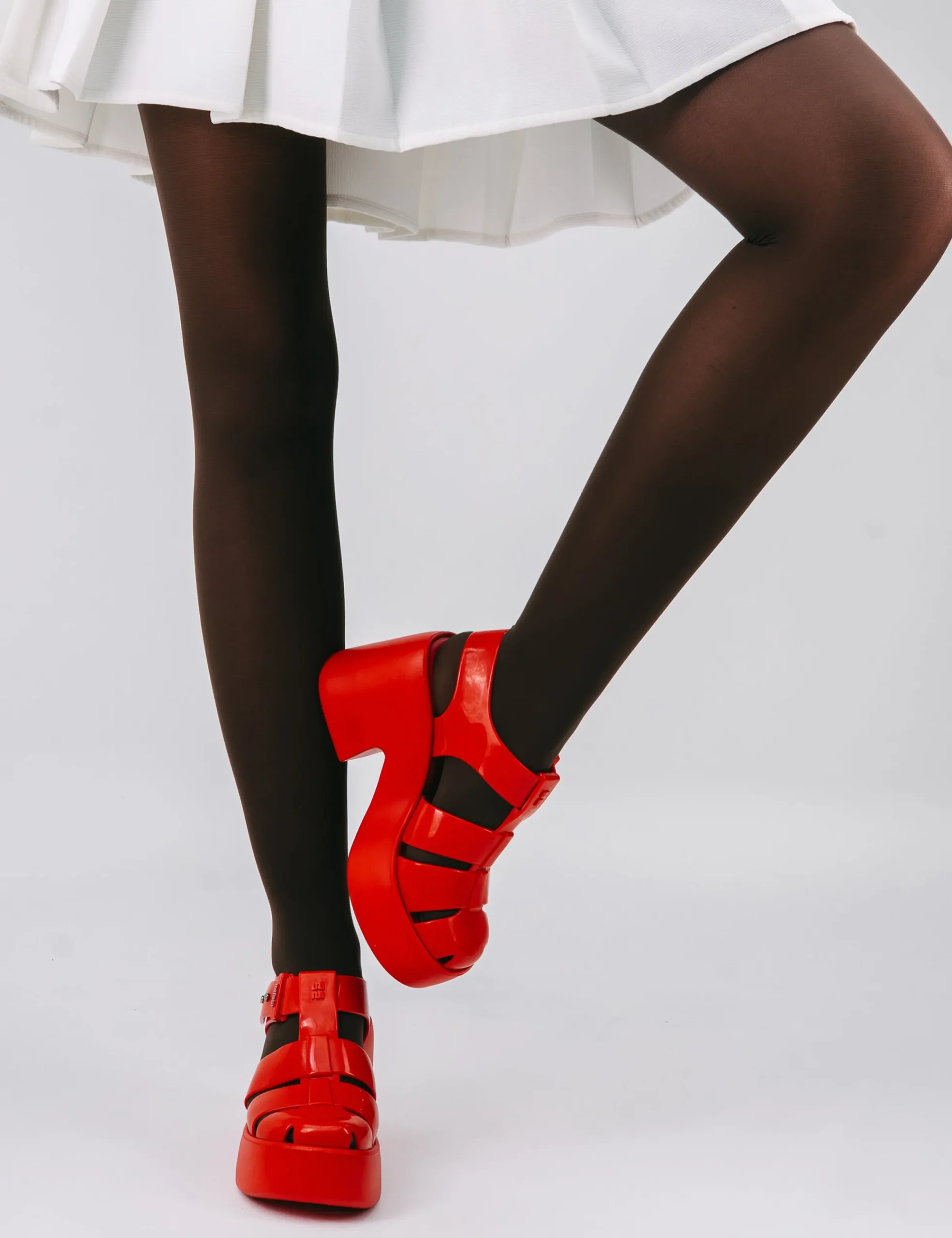 Ankle Strap|Platform*Melissa Lulu Red