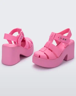 Ankle Strap|Platform*Melissa Lulu Pink