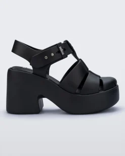 Platform|Sandals*Melissa Lulu Matte Black