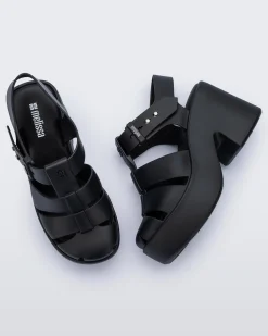 Platform|Sandals*Melissa Lulu Matte Black