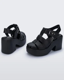 Platform|Sandals*Melissa Lulu Matte Black