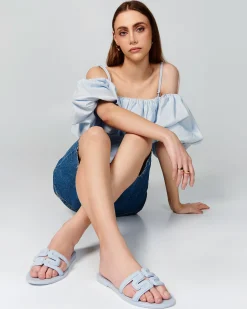 Slides*Melissa M Slide Light Blue