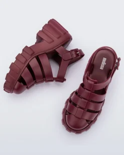 Ankle Strap|Platforms*Melissa Megan Maroon