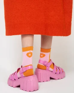 Ankle Strap|Platform*Melissa Megan Pink