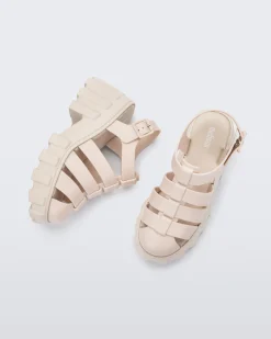 Ankle Strap|Platform*Melissa Megan Beige