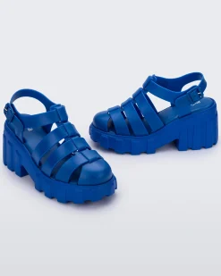 Ankle Strap|Platform*Melissa Megan Blue