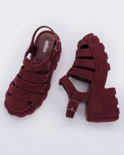 Ankle Strap|Platform*Melissa Megan Velvet