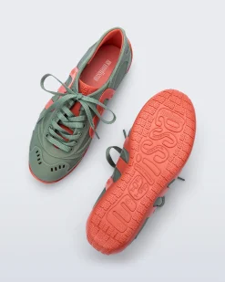 Sneakers*Melissa Motion Orange/Green