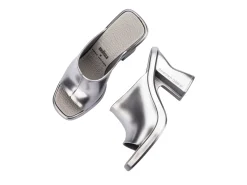 Heels|Mules*Melissa Mule Silver