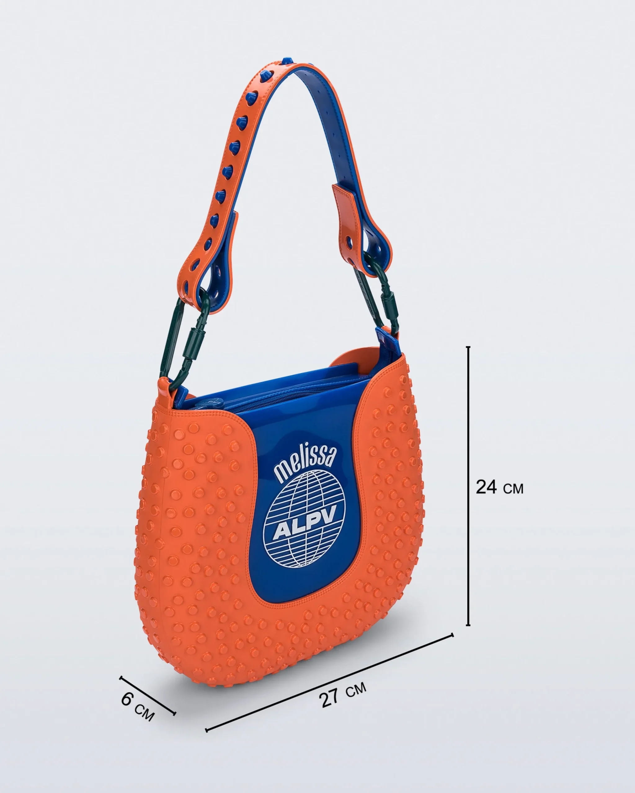 Handbags*Melissa Nina Bag Orange/Blue