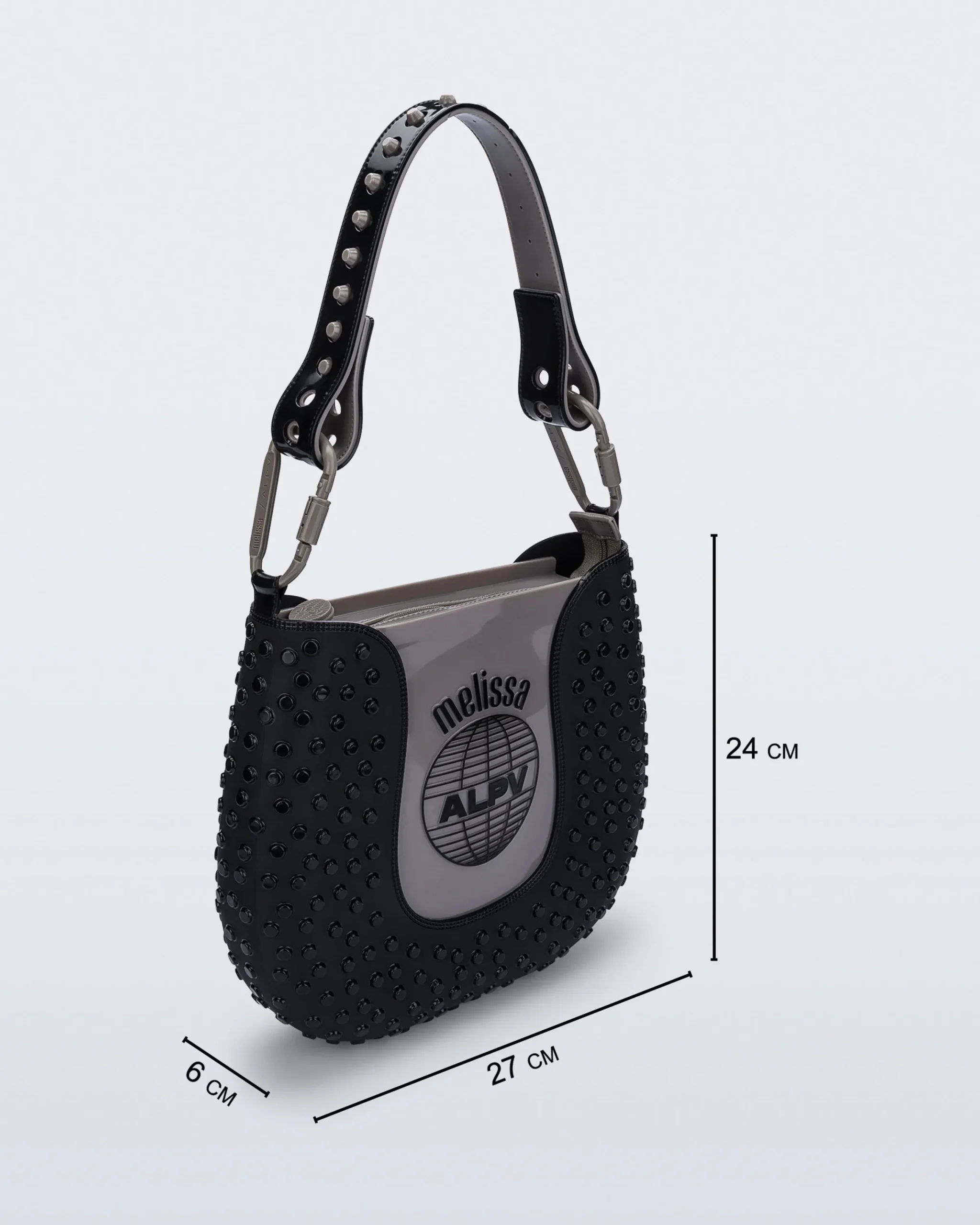 Handbags*Melissa Nina Bag Black/Grey