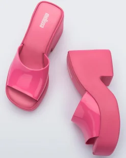 Slides|Platforms*Melissa Posh Pink