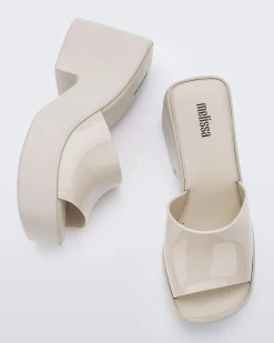 Platform|Sandals*Melissa Posh Light Beige