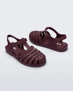 Ankle Strap*Melissa Possession Matte Burgundy