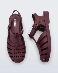 Ankle Strap*Melissa Possession Matte Burgundy