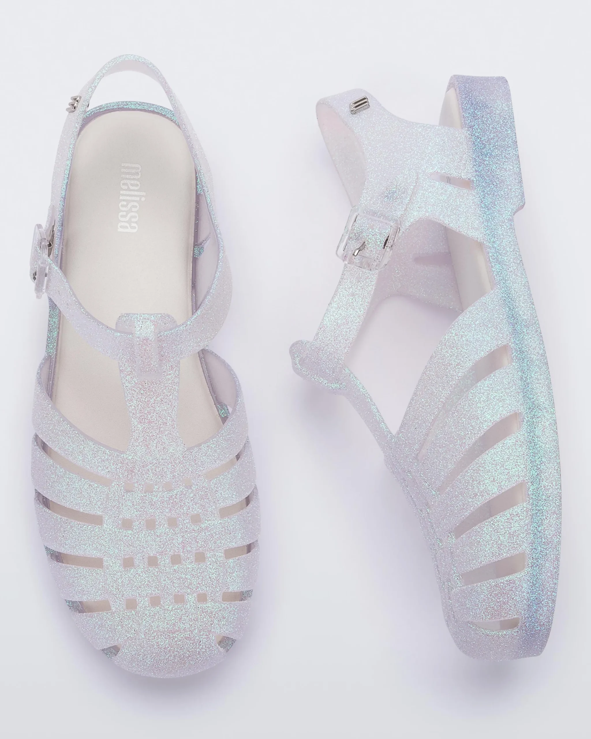 Ankle Strap*Melissa Possession Clear Glitter
