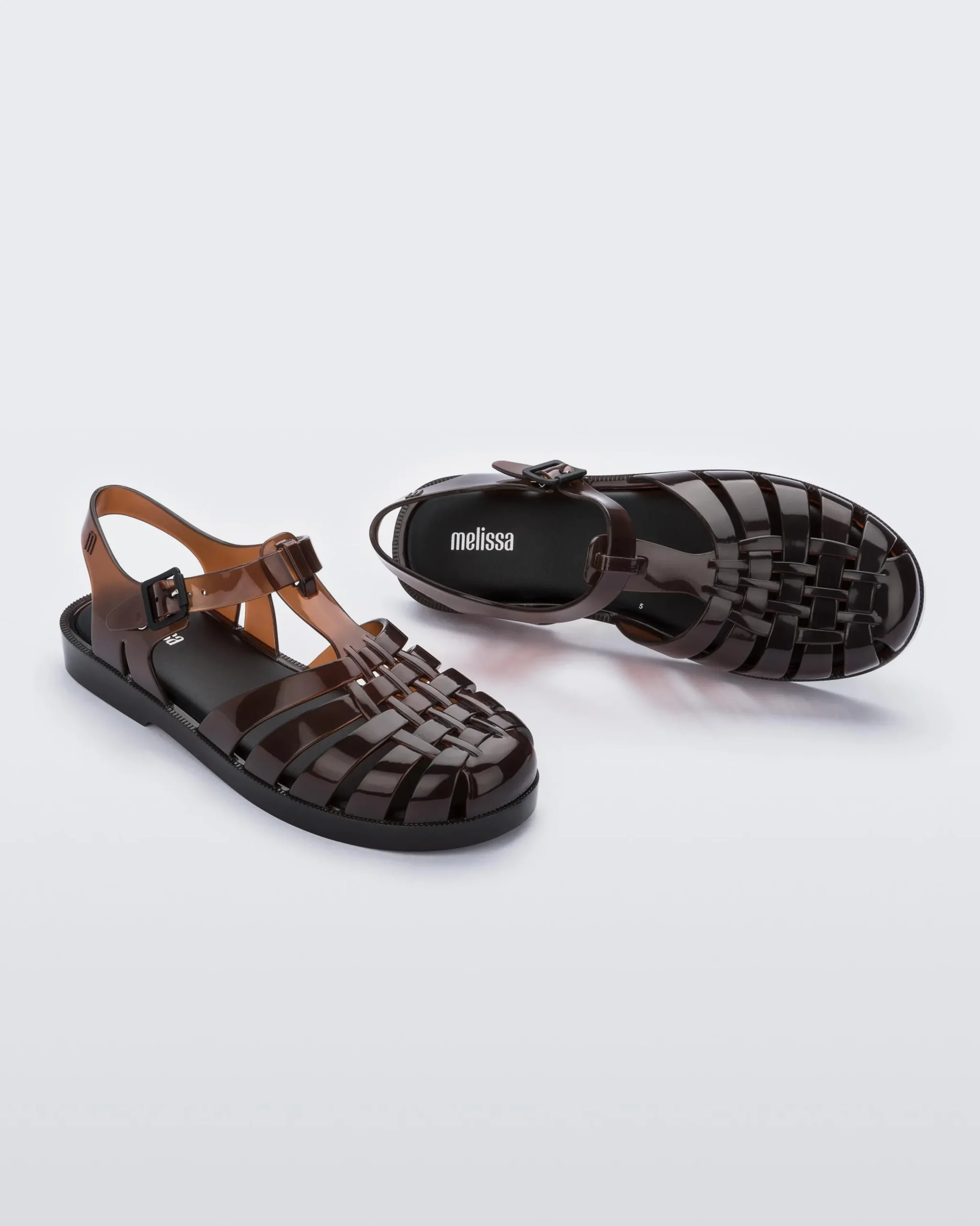 Ankle Strap*Melissa Possession Clear Brown