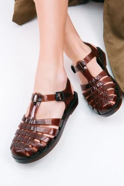 Ankle Strap*Melissa Possession Clear Brown