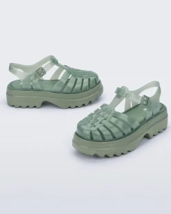 Ankle Strap|Platform*Melissa Possession Platform II Green