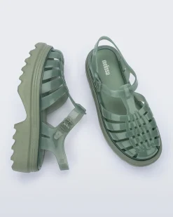 Ankle Strap|Platform*Melissa Possession Platform II Green