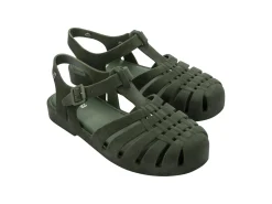 Ankle Strap*Melissa Possession Velvet Green Flocked