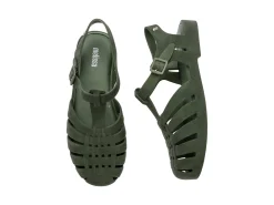 Ankle Strap*Melissa Possession Velvet Green Flocked