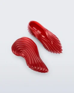 Sneakers*Melissa Quantum Sneaker Transparent Red