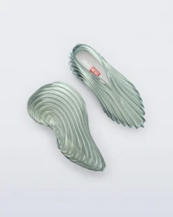 Sneakers*Melissa Quantum Sneaker Transparent Green