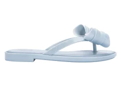 Flip Flops*Melissa Slim Flip Flop Glitter Blue