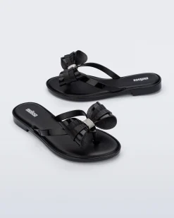Flip Flops*Melissa Slim Flip Flop Black