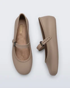 Ballet Flats*Melissa Soft Ballerina Dark Beige