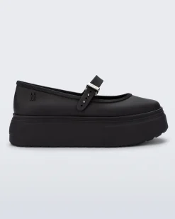Platforms|Ballet Flats*Melissa Soft Ballerina Platform Black